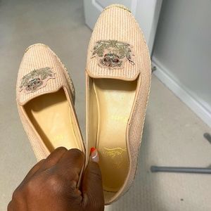 Women's Pink Nanou Orlato Raffia Espadrille